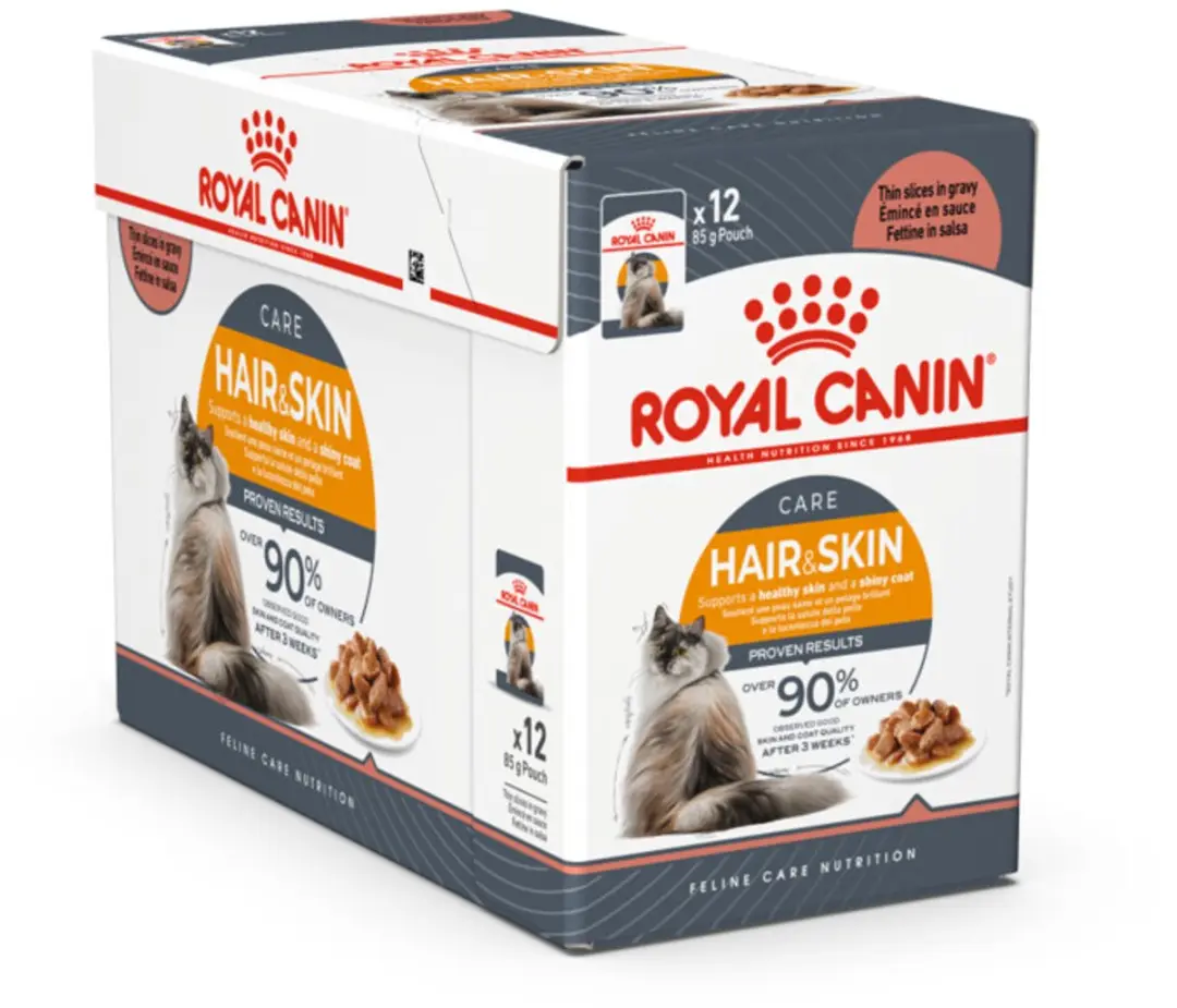 Royal Canin Hair & Skin Katten Natvoer 12x85g