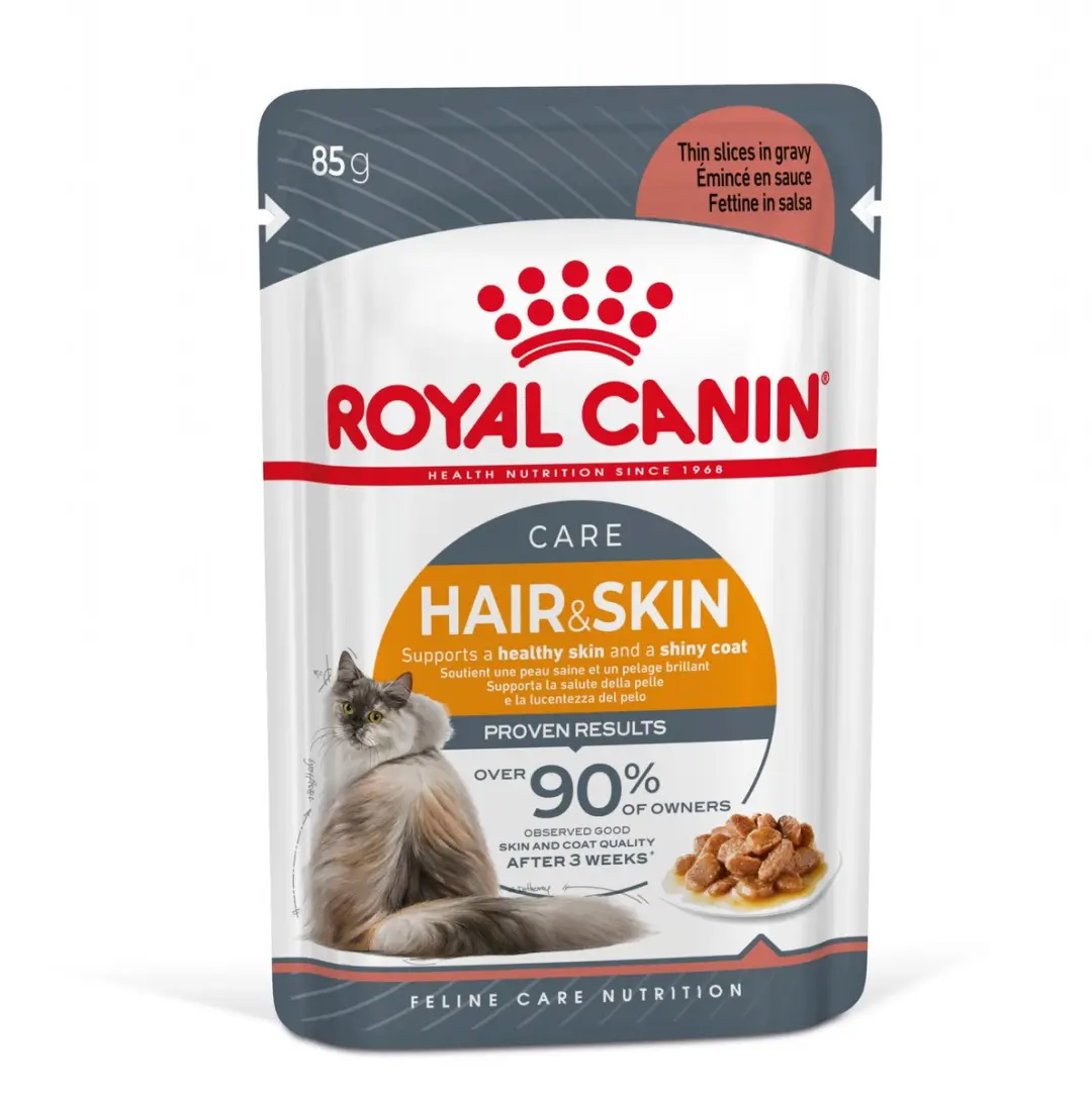 Royal Canin Hair & Skin Katten Natvoer 12x85g