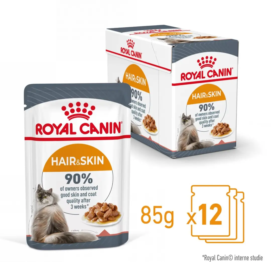 Royal Canin Hair & Skin Katten Natvoer 12x85g