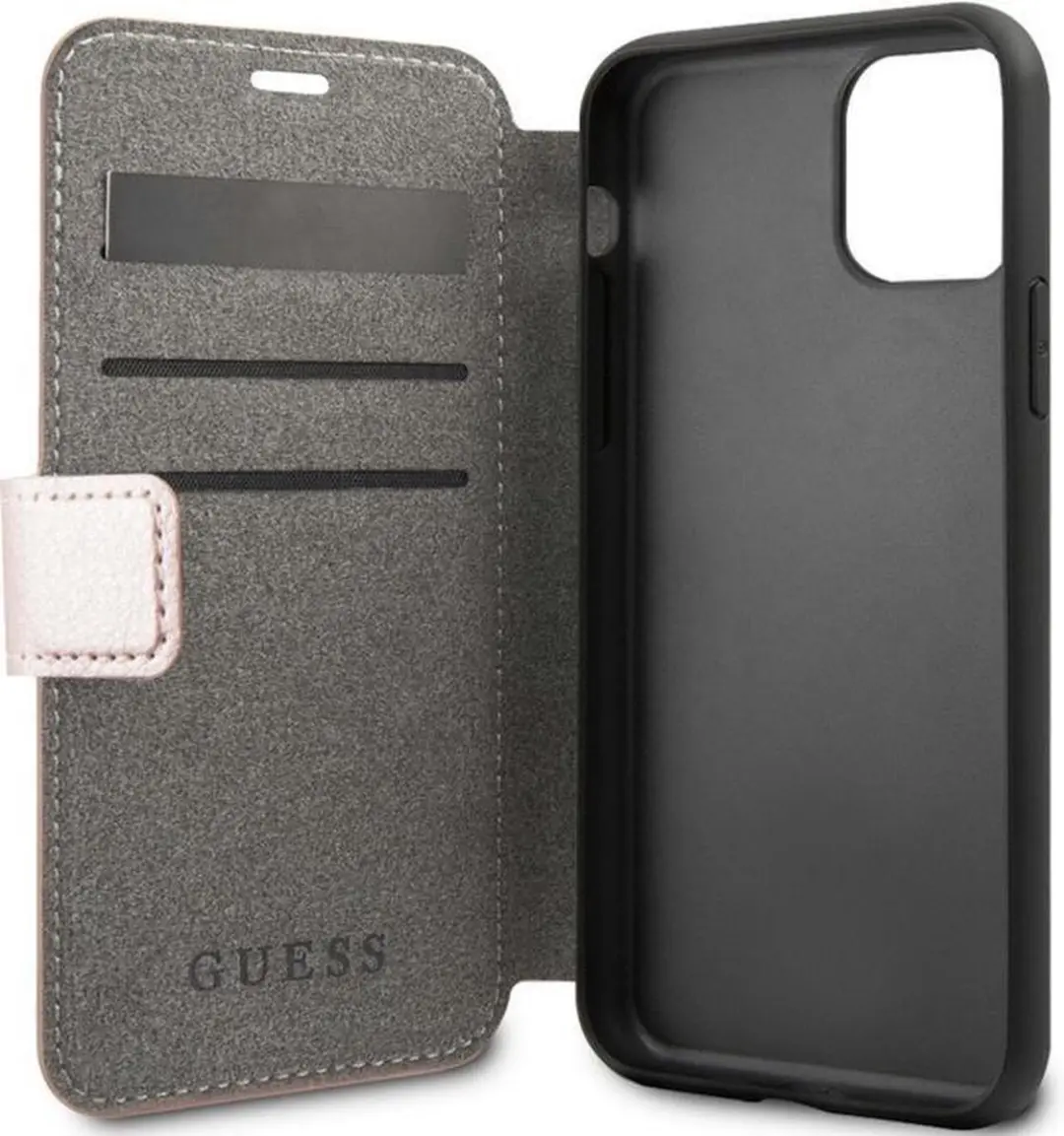 Guess Iridescent Book Case iPhone 11 Pro - Roségoud