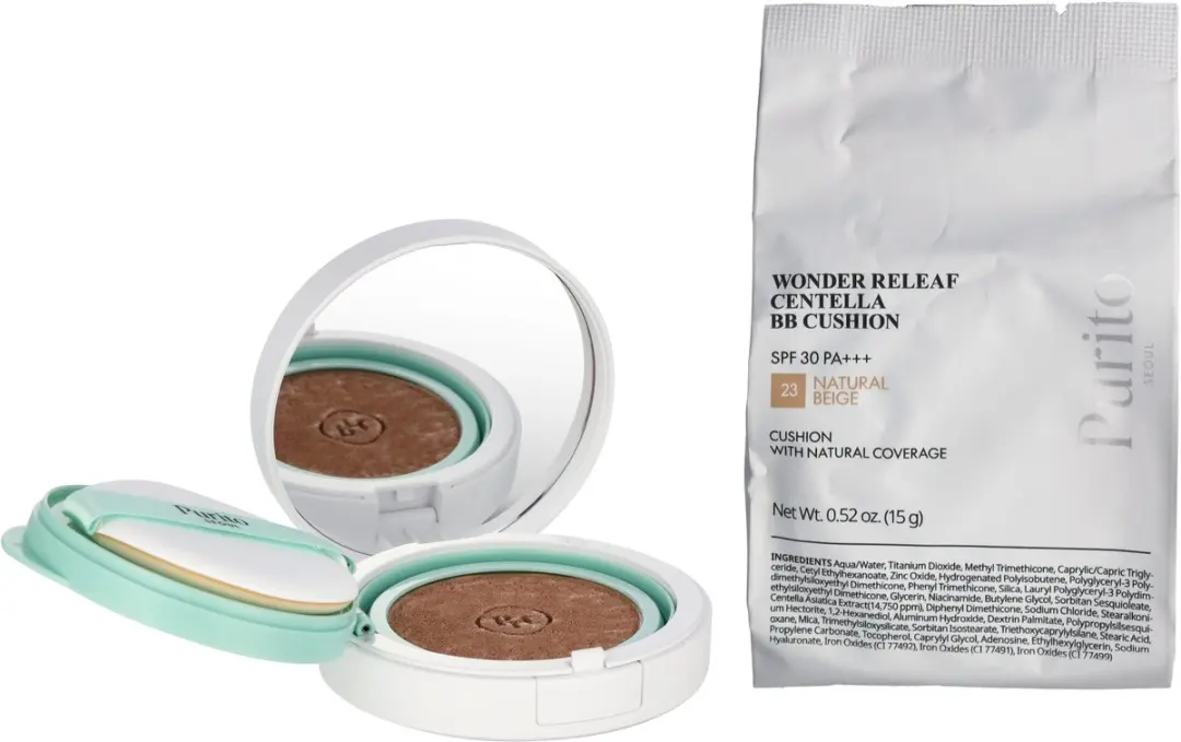 Purito Seoul Wonder Releaf Centella BB Cushion Duo