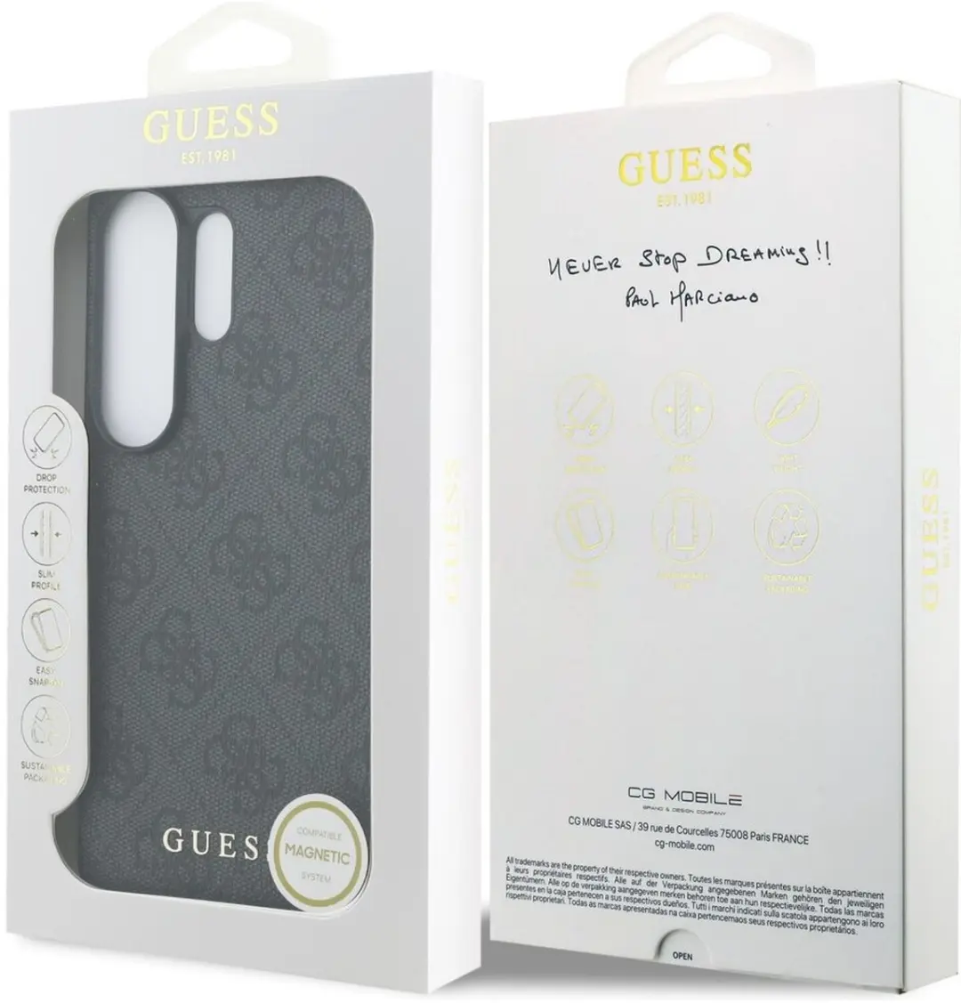 Guess Hoesje GUHMS26U4GCK Samsung Galaxy S26 Ultra - Zwart