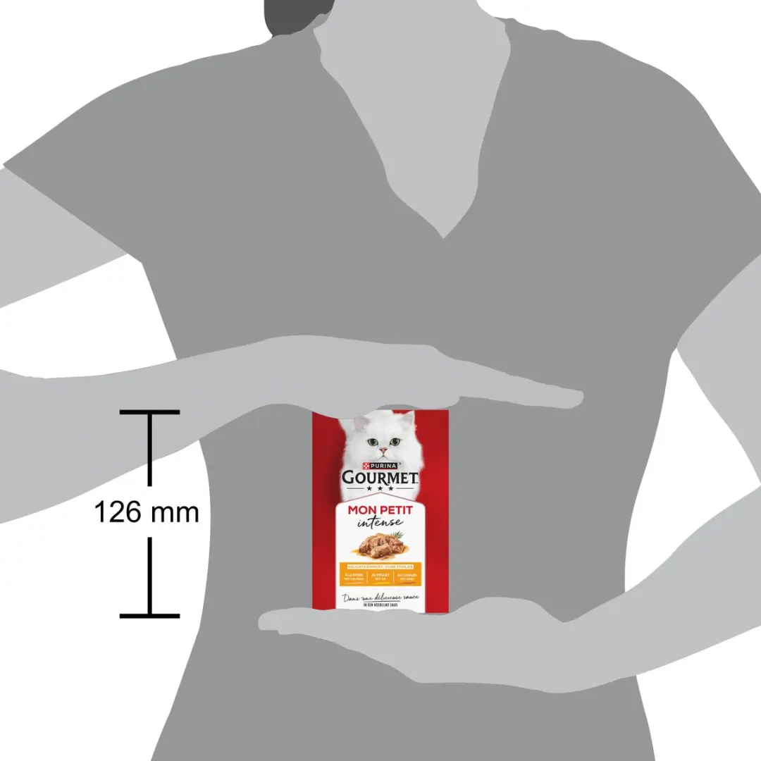 Gourmet Mon Petit Intense Natvoer Gevogelte - 48x50g