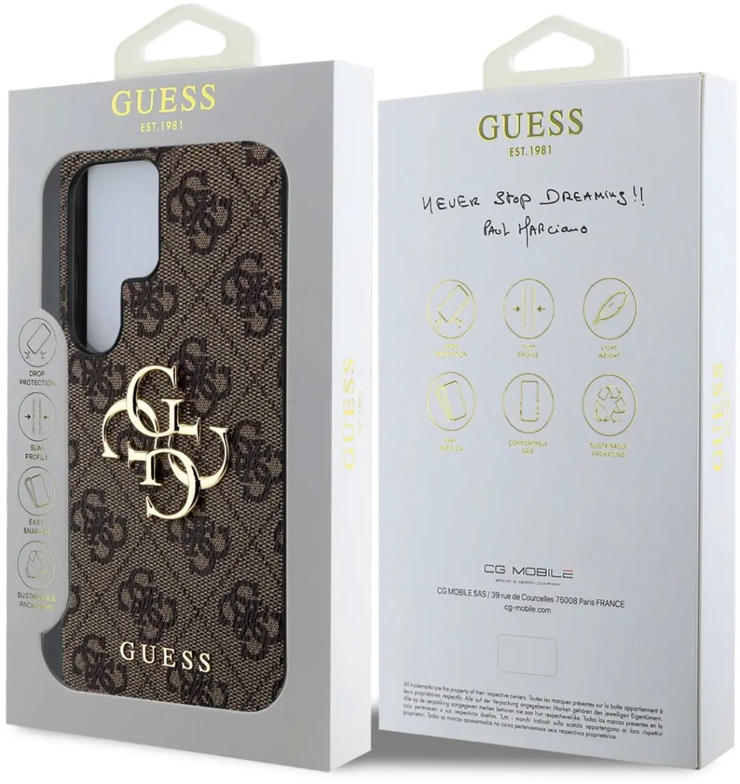 Guess Hoesje Samsung Galaxy S25 Ultra - Bruin - MPN 13271