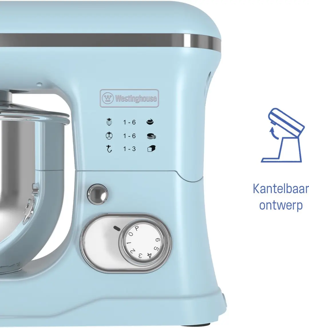 Westinghouse Retro Standmixer 1200W - Blauw