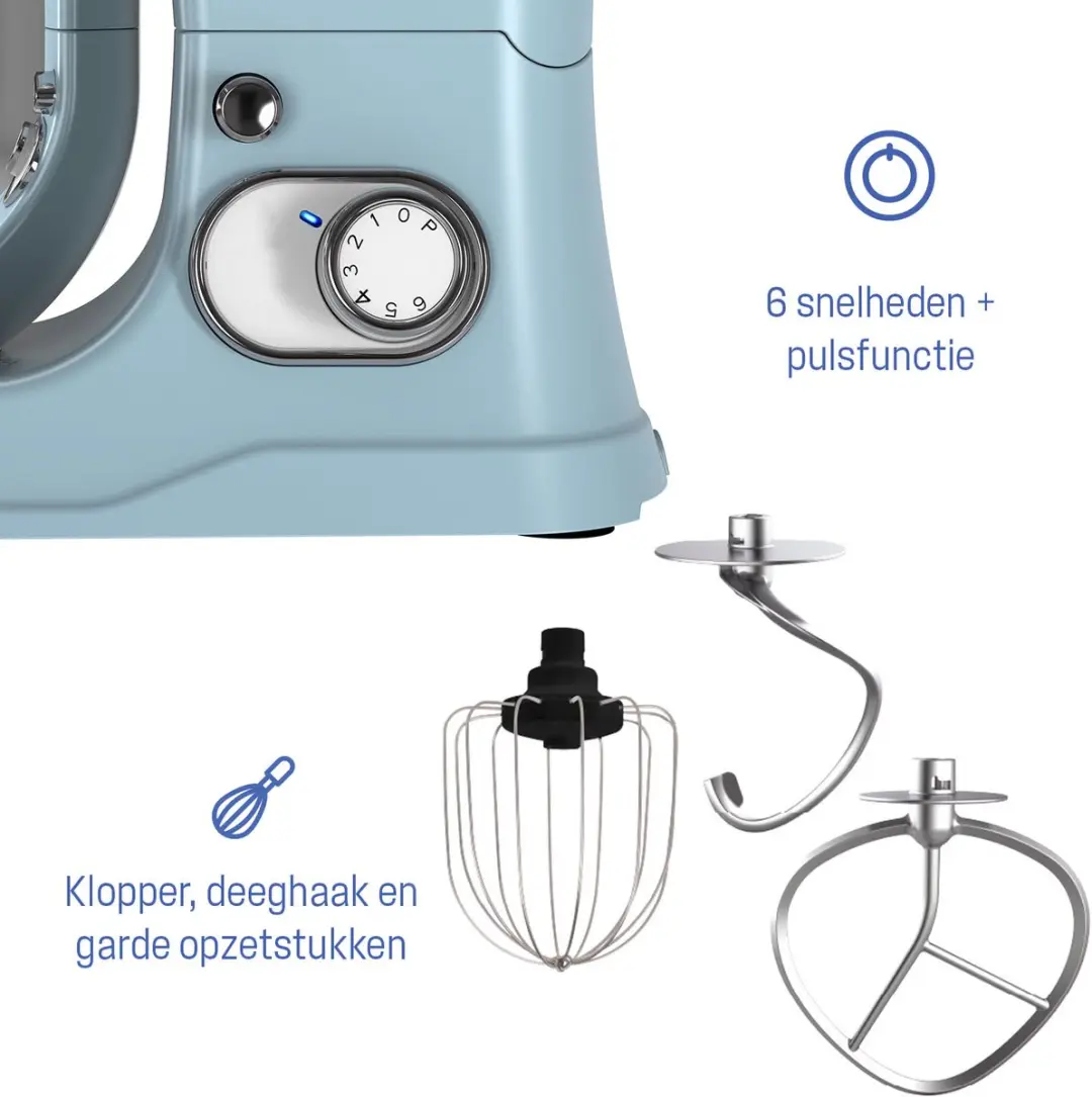Westinghouse Retro Standmixer 1200W - Blauw