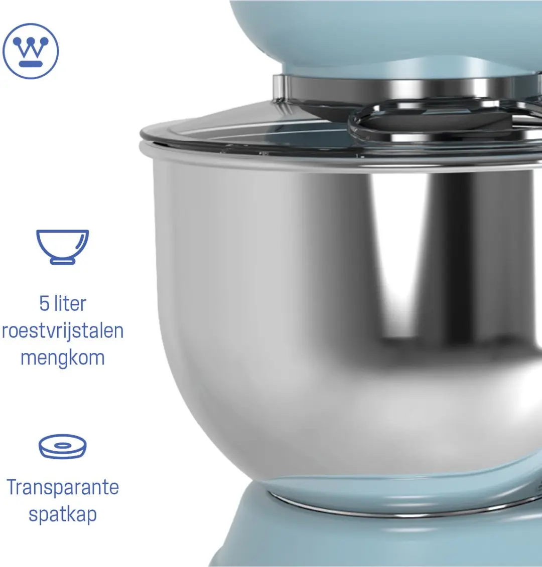 Westinghouse Retro Standmixer 1200W - Blauw