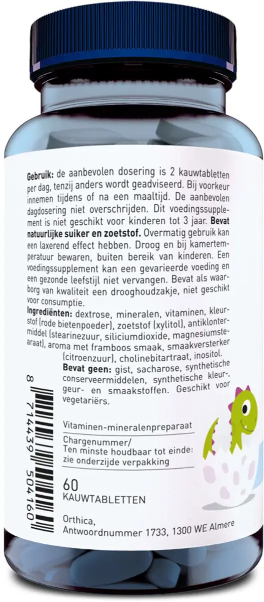 Orthica Dino Multi Kauwtabletten - 120g (2x60)