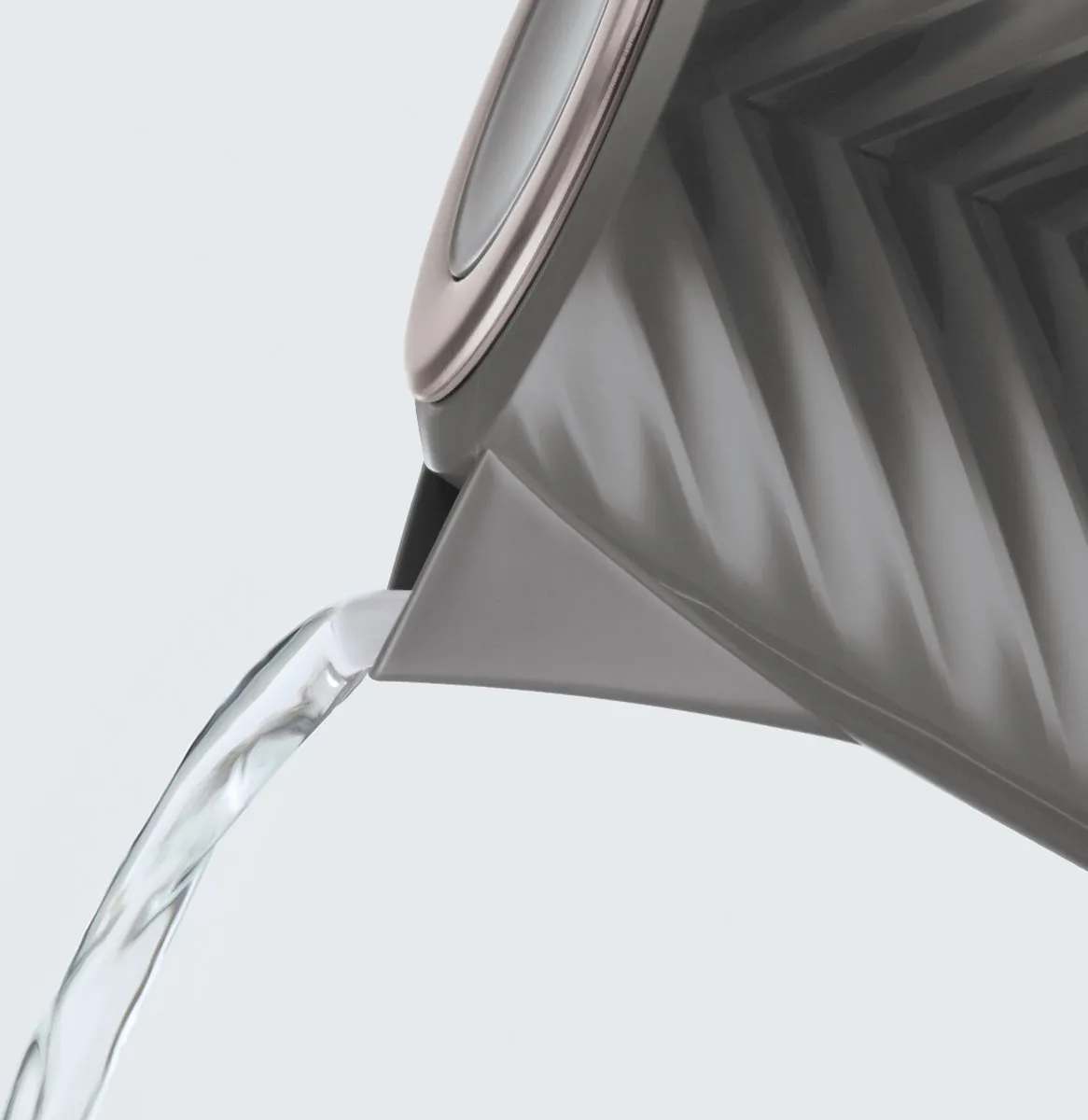 Russell Hobbs Groove Waterkoker - Grijs - 26382-70
