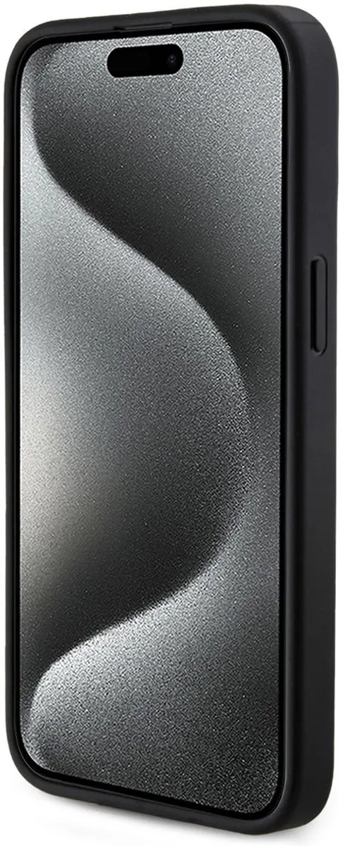 Guess Telefoonhoesje iPhone 15 Pro Max - PU-leer - Zwart - 3666339240080