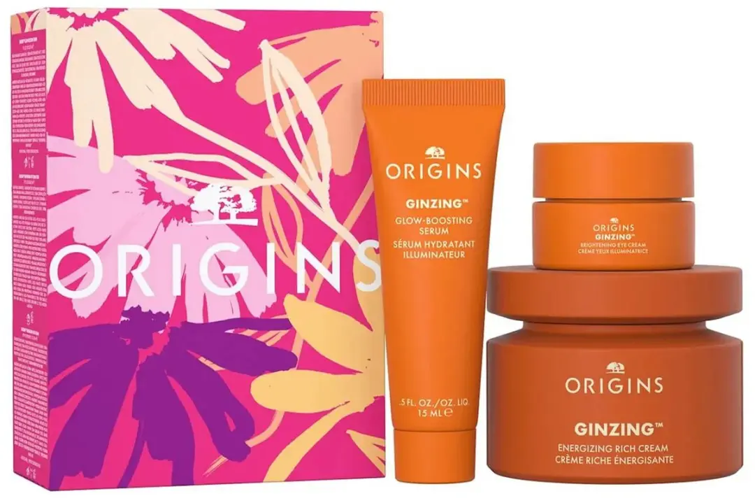 Origins Glow-Boosting Set - Dagcrème Serum Oogcrème