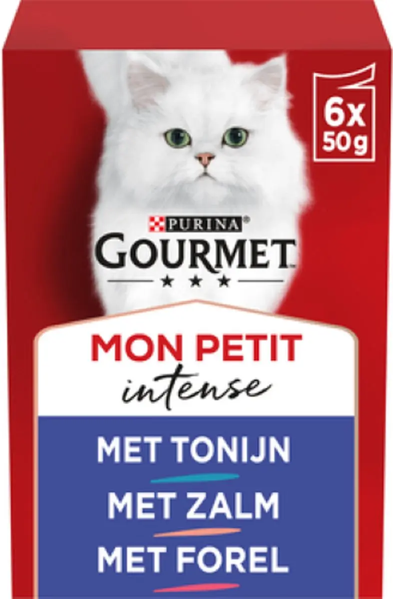 Gourmet Mon Petit Intense Natvoer Vis - 24x50g