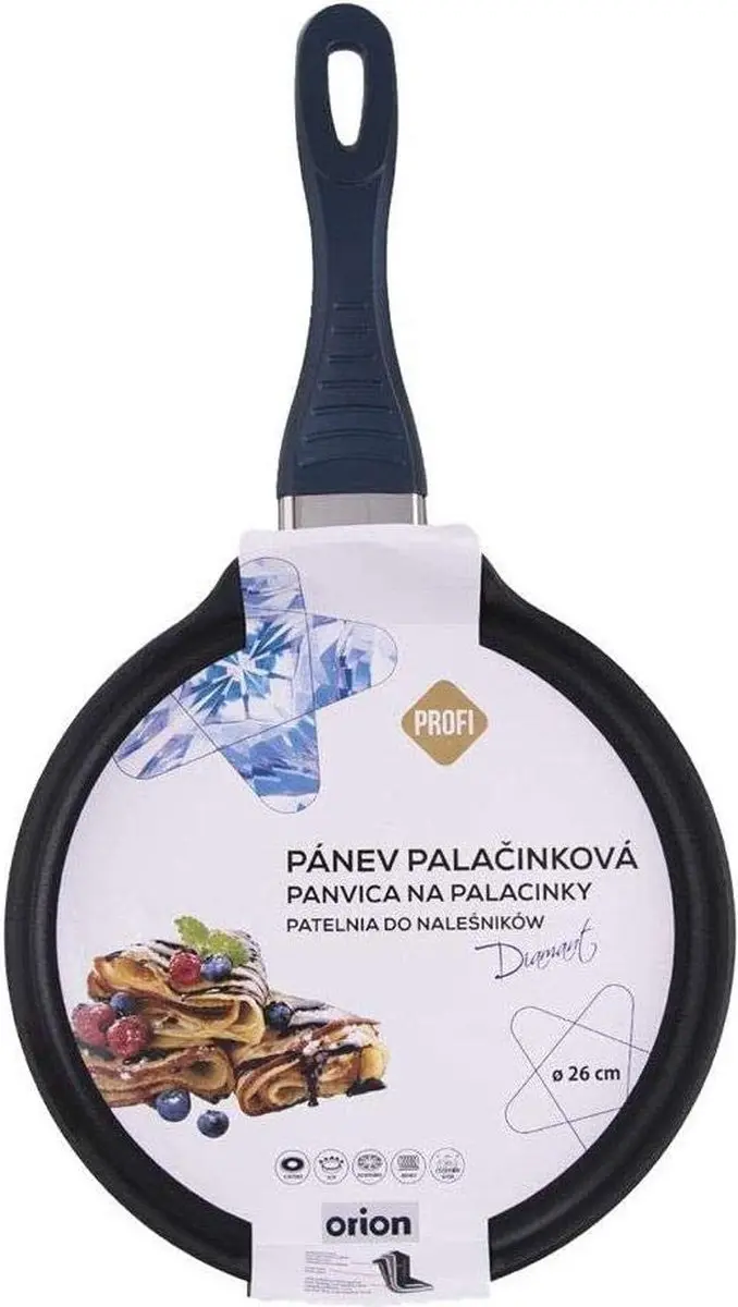 Orion Diamant Pannenkoekenpan 26cm - Diamantcoating - Donkerblauw - afbeelding 6 van 6