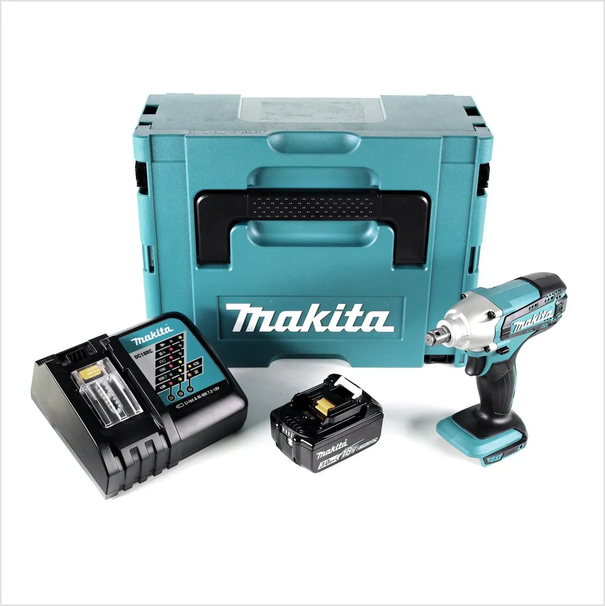 Makita DTW 190 RF1J Slagmoersleutel 18V - met 3,0Ah accu & lader - afbeelding 5 van 5