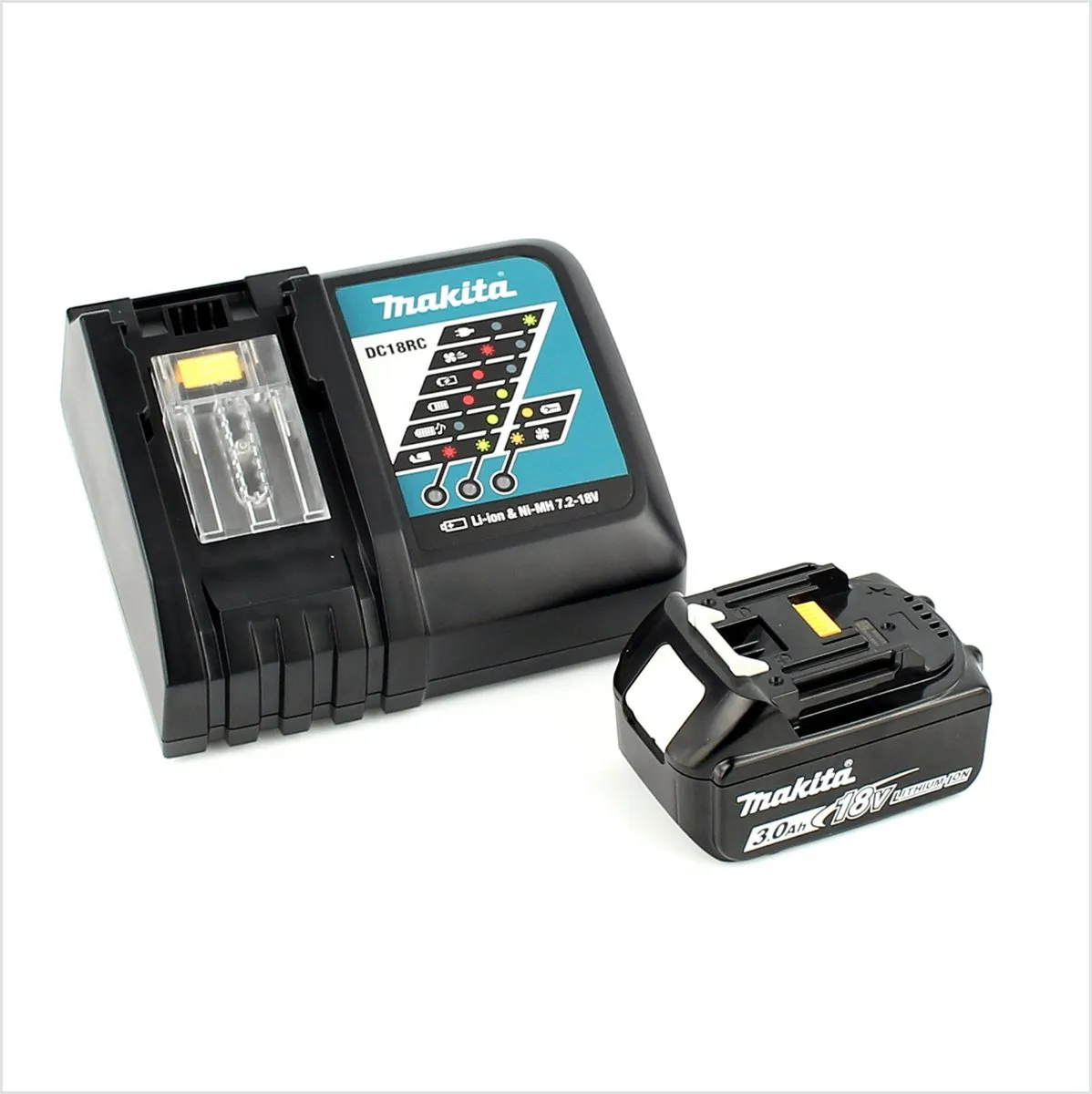 Makita DTW 190 RF1J Slagmoersleutel 18V - met 3,0Ah accu & lader - afbeelding 4 van 5