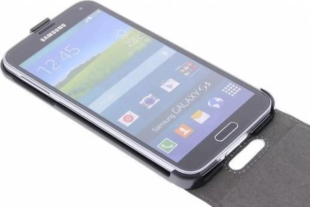 Guess Tessi Flip Case GUFLS5STW - Samsung Galaxy S5 - Wit