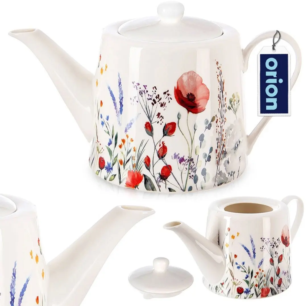 Orion Maki Porseleinen Koffie- en Theepot 1L - O-156018