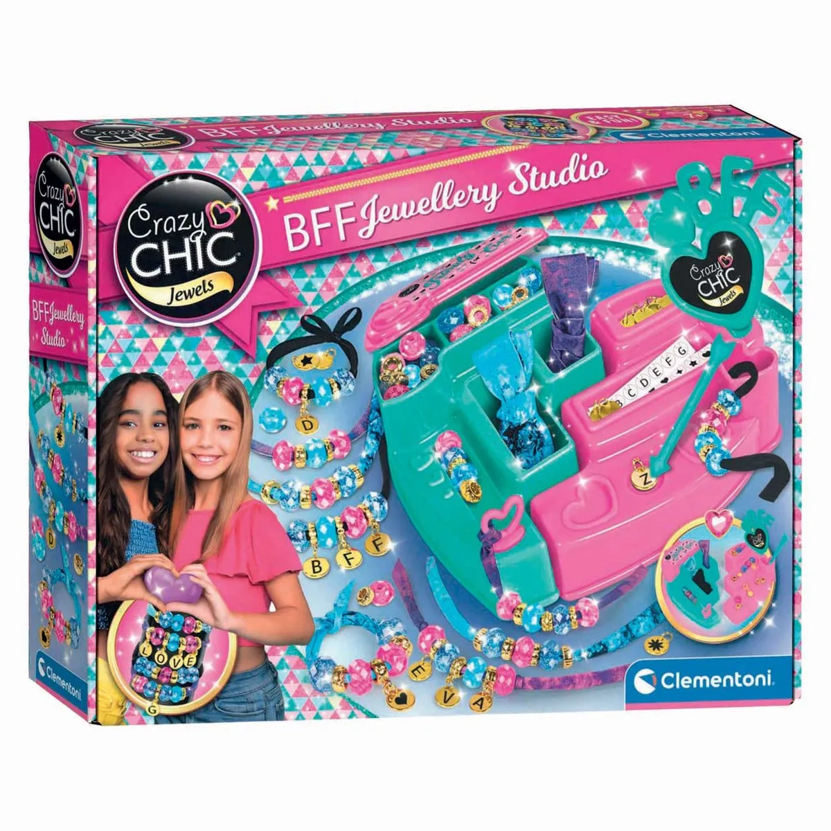 Clementoni BFF Jewels Creatieve Sieradenstudio - Armbanden & Kettingen Multikleur