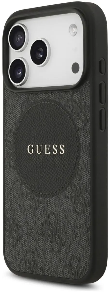 GUESS Case 4G Circle Classic Logo Magsafe iPhone 17 Pro Max - Zwart - afbeelding 6 van 6