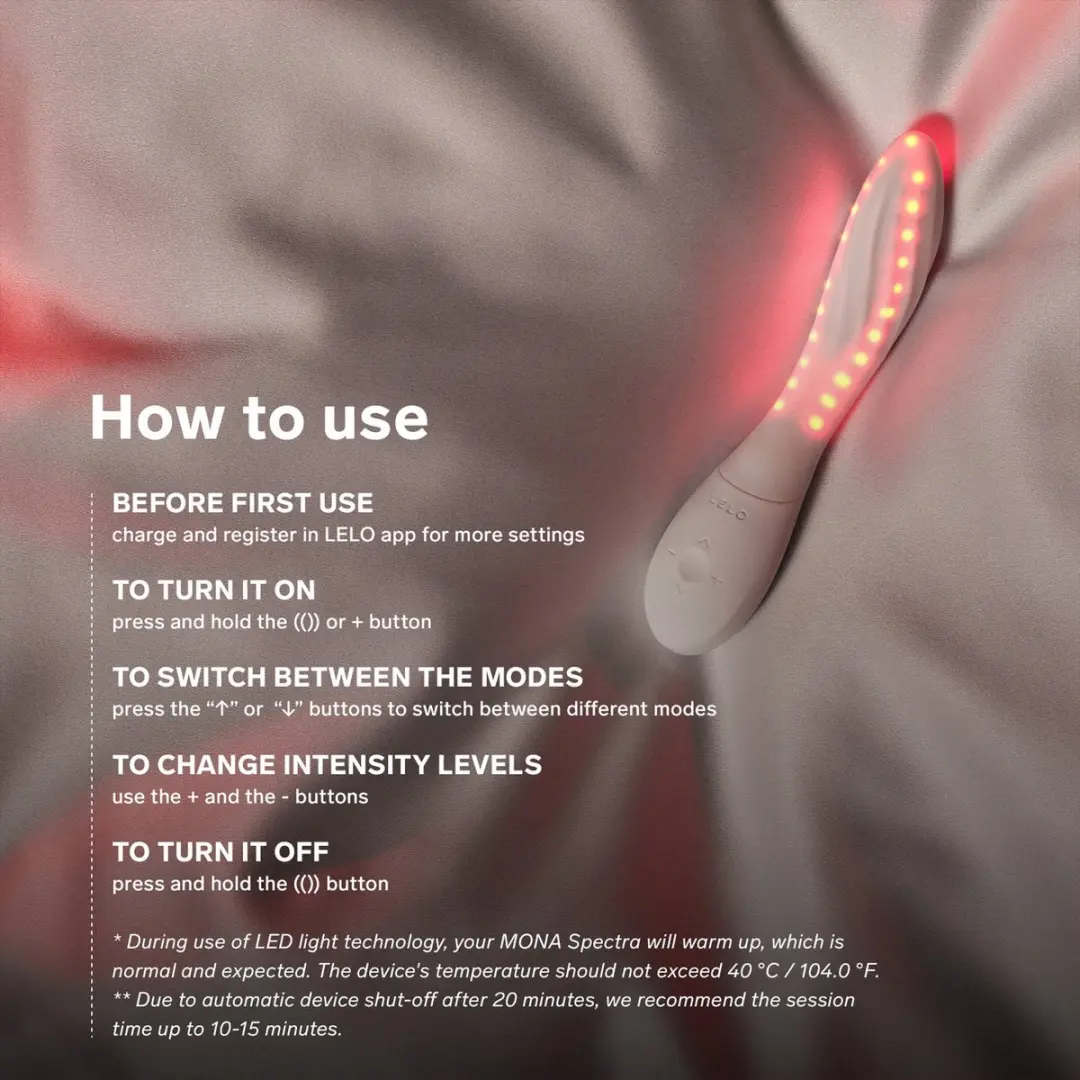LELO MONA Spectra G-spot Vibrator - Wit