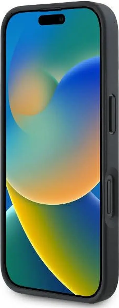 GUESS GUHCP16MP4TDPK iPhone 16 Plus Hardcase - Zwart/Strass