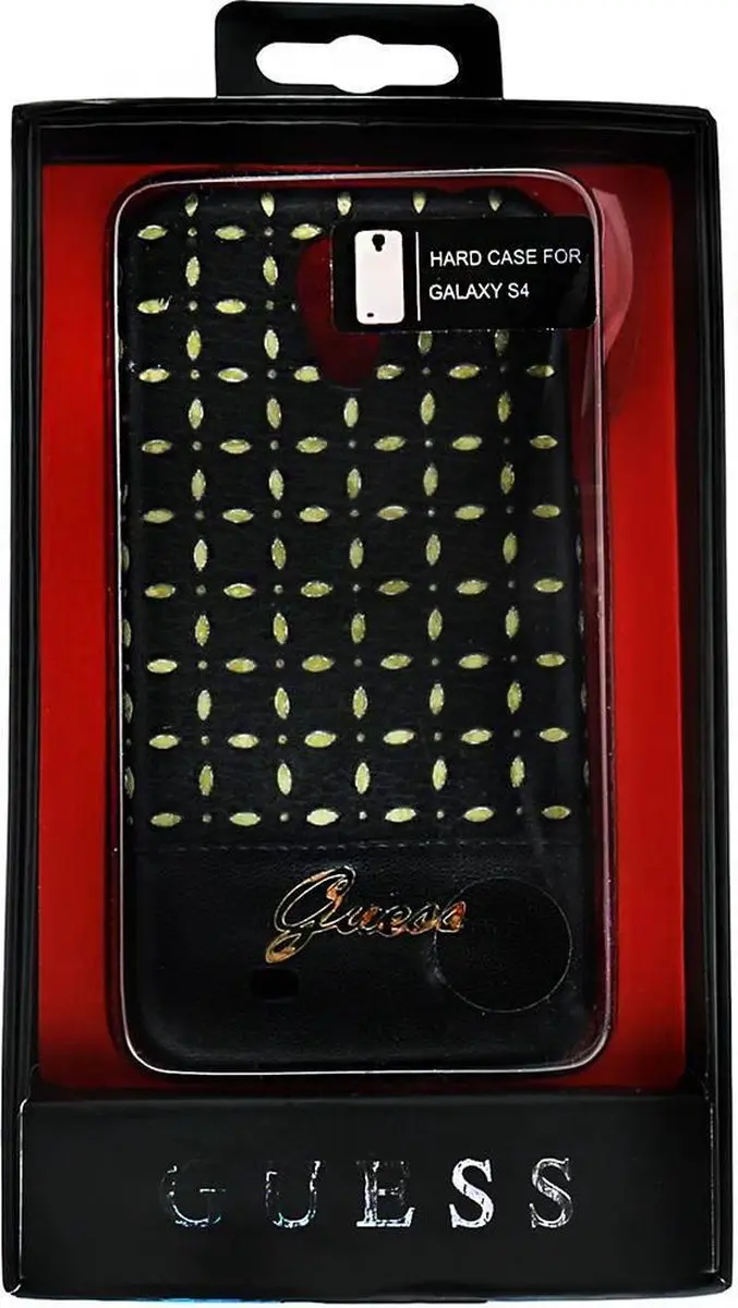 Guess Gianina Hardcase Samsung Galaxy S4 - Zwart - GUHCS4PEB