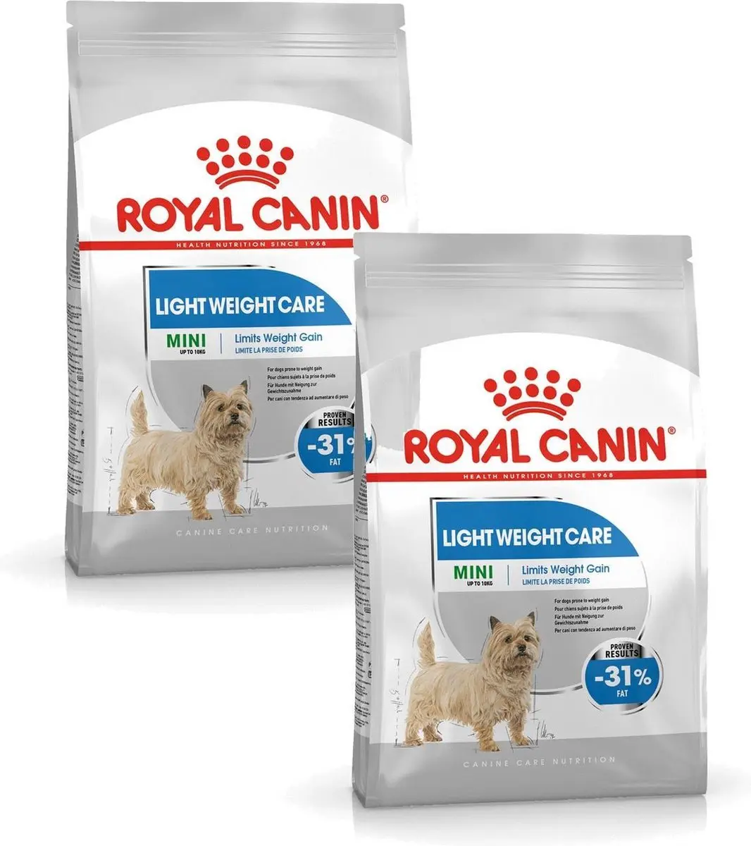 Royal Canin Light Weight Care Mini Hondenvoer - 2x3kg