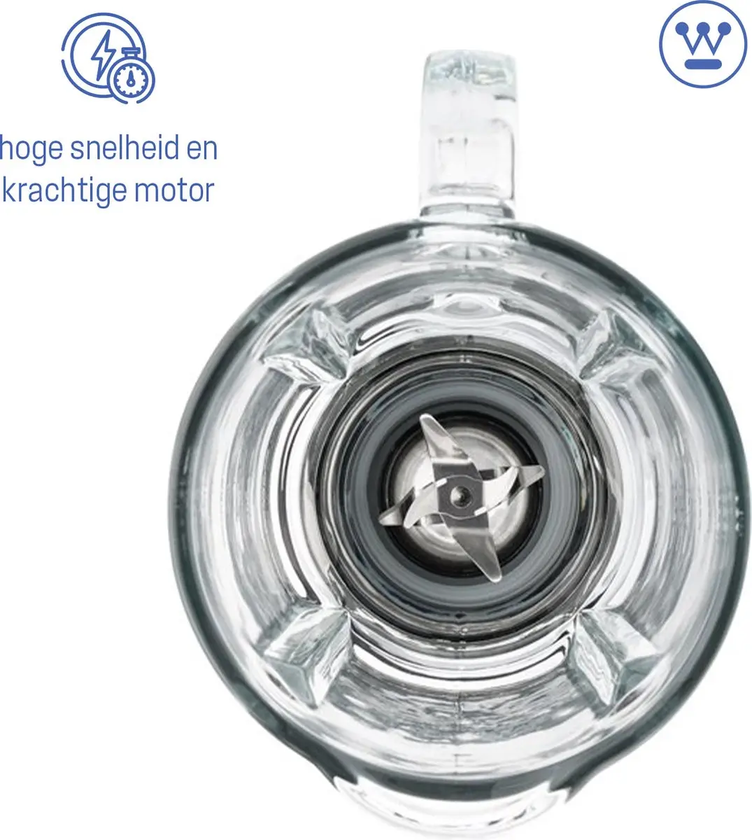 Westinghouse Retro Blender 600W - 1,5L Rood