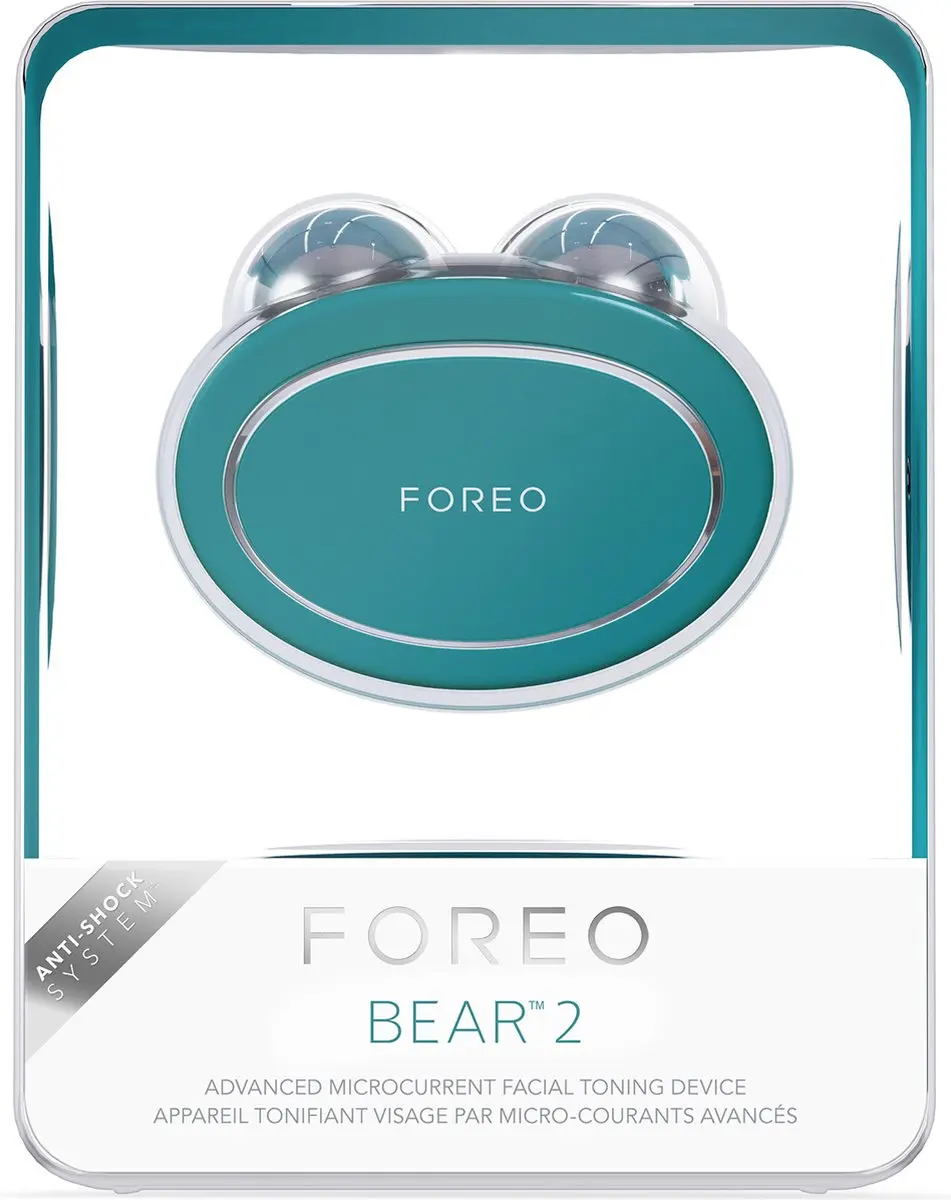 FOREO BEAR 2 Microcurrent Apparaat - 10 Intensiteitsniveaus - Evergreen - afbeelding 6 van 6