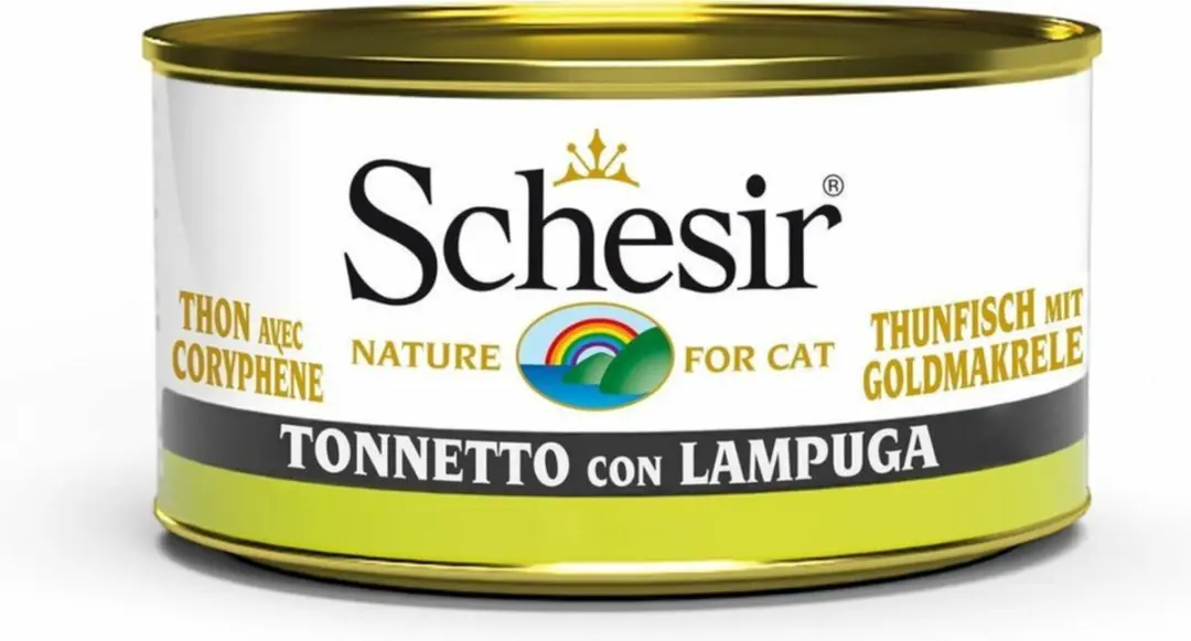 Schesir Katten Natvoer Tonijn & Goudmakreel