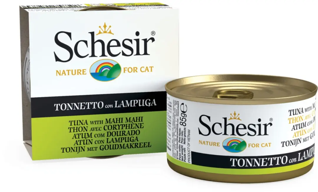 Schesir Katten Natvoer Tonijn & Goudmakreel - 14x85g