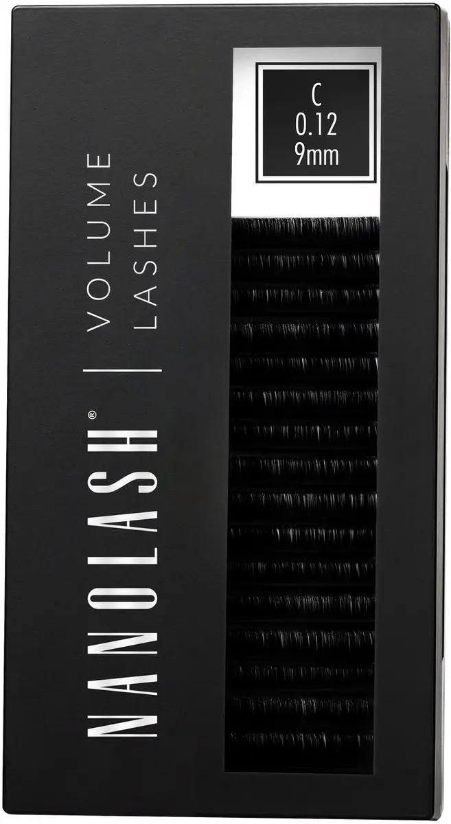 Nanolash Volume Lashes Nepwimpers 0.12C 9mm - 16 Stuks - Multicolor
