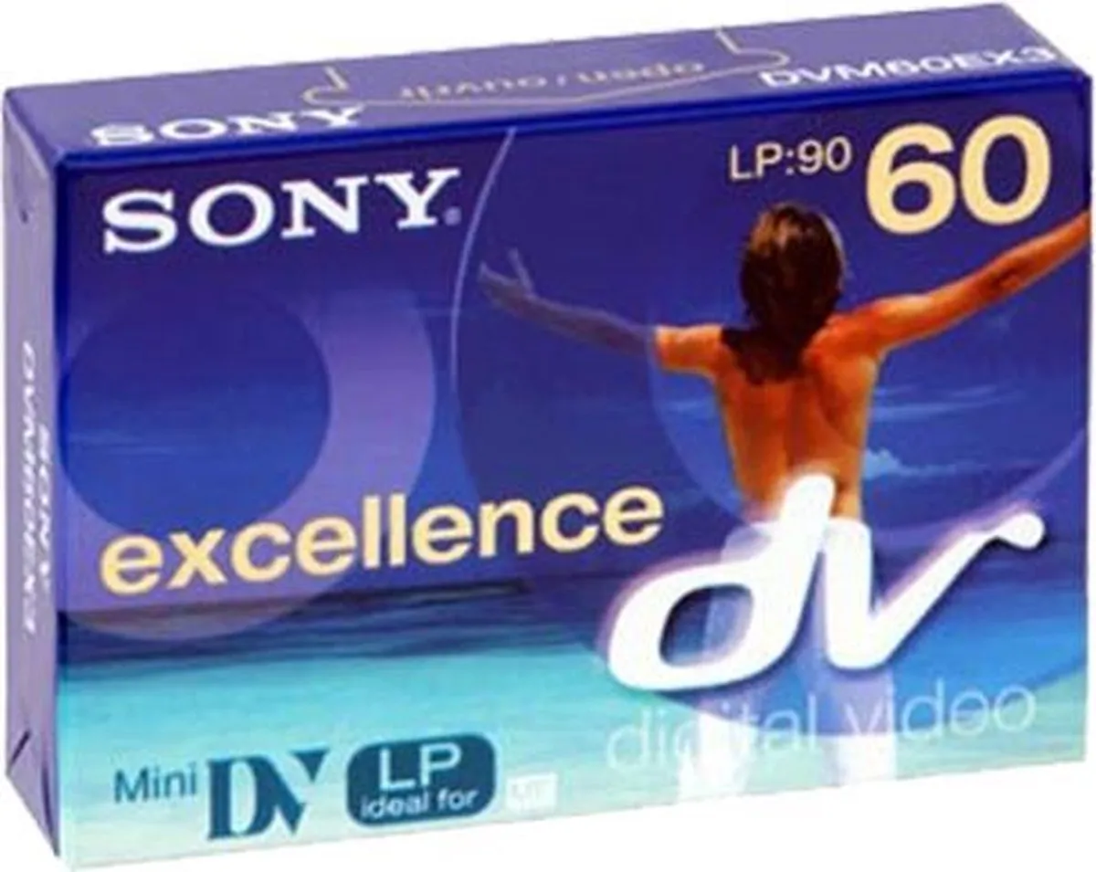 Sony DVM60EX Mini DV - 60 min - Zwart