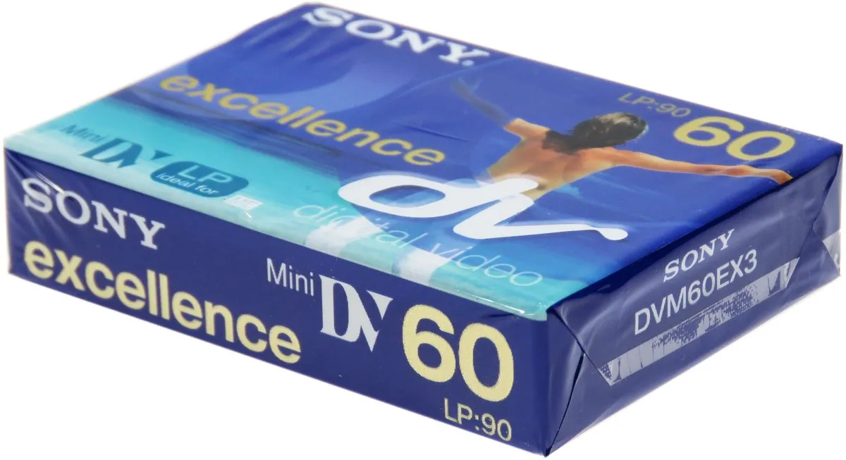 Sony DVM60EX Mini DV - 60 min - Zwart