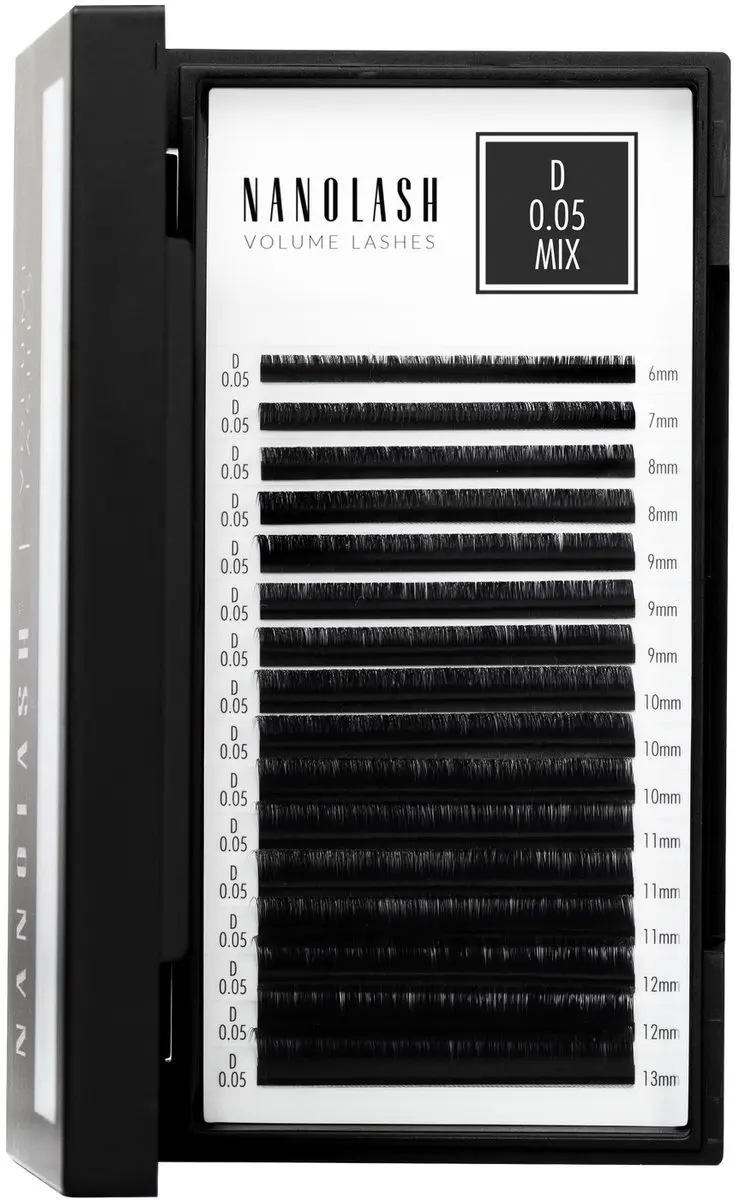 Nanolash Volume Lashes Nepwimpers 0.05D