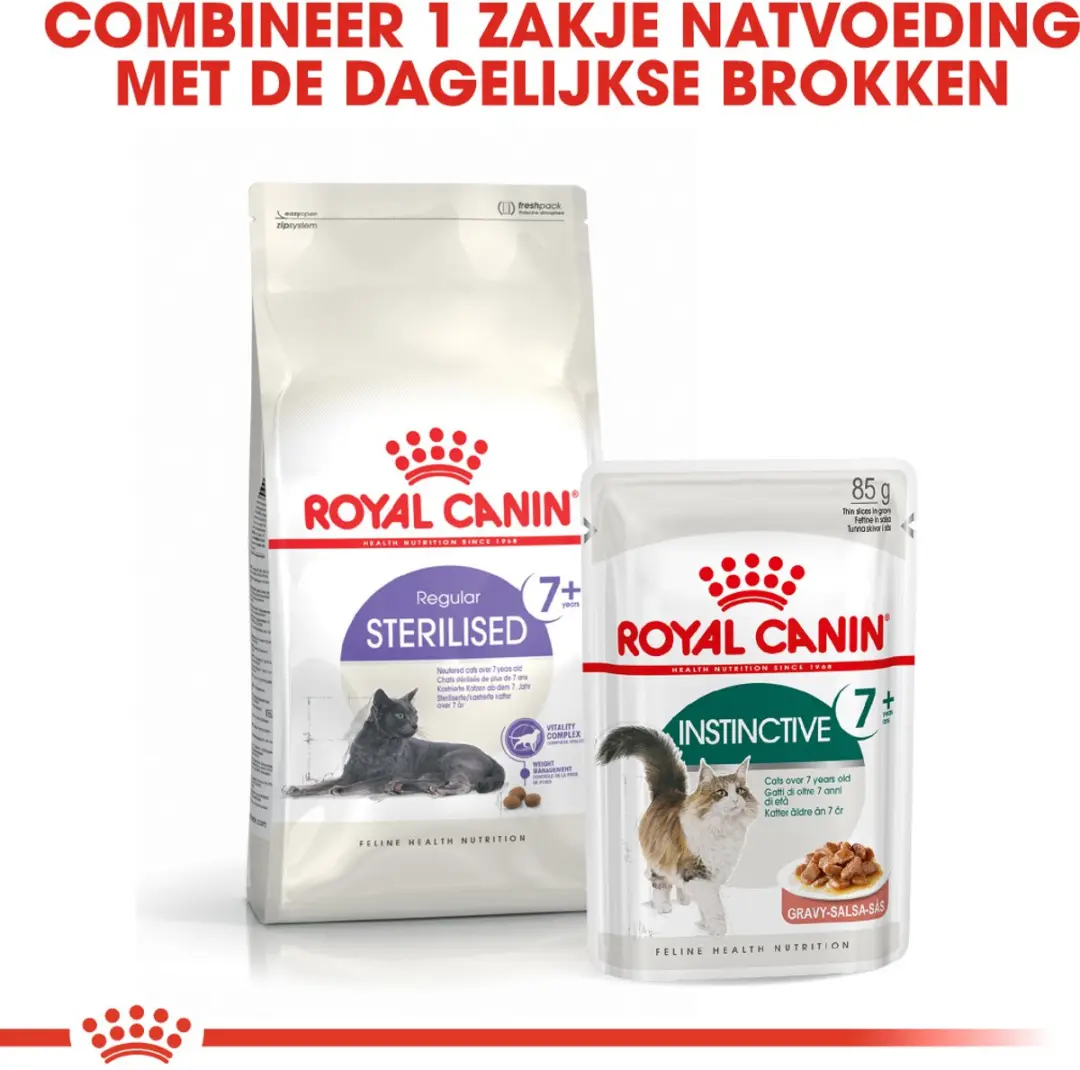 Royal Canin Instinctive 7+ Kattenvoer - 12x85g In Gravy