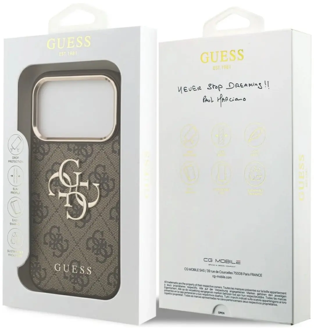 GUESS Back Cover iPhone 17 Pro 13790 - Bruin