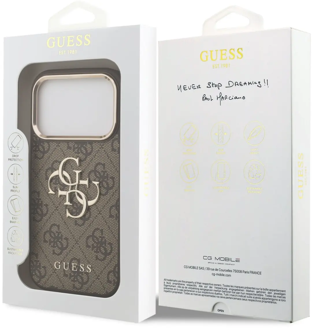 GUESS Back Cover iPhone 17 Pro 13790 - Bruin