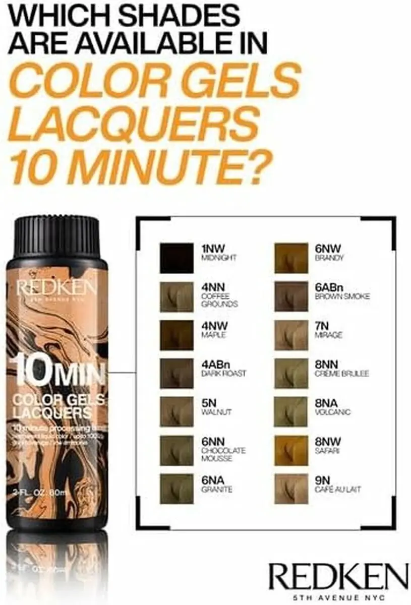 Redken Color Gels Lacquers Minutos 6ABN-6.19 - 3x60ml