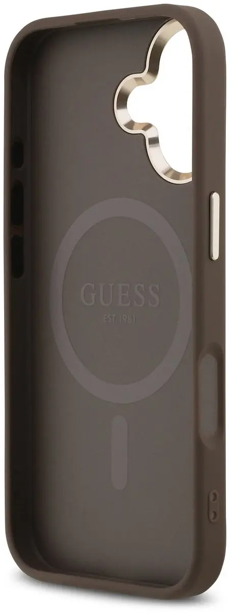 GUESS iPhone 17 Hoesje 13772 - MagSafe Bruin