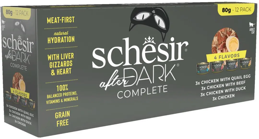 Schesir After Dark Bouillon Variatie-Pack 12x80g