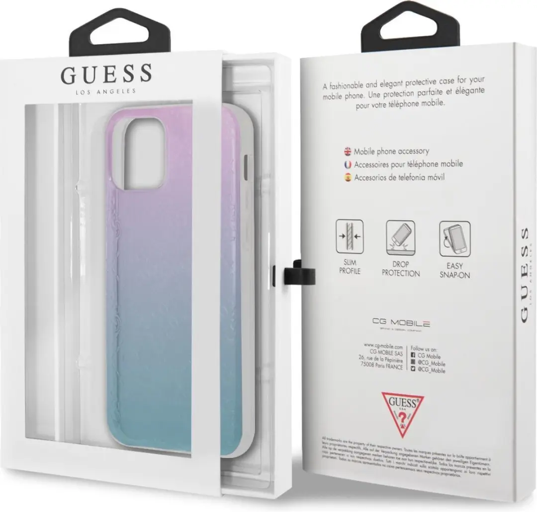 Guess Blauw Hoesje iPhone 12/12 Pro S212-3