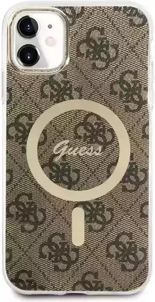 Guess 4G Back Case MagSafe iPhone 11 - Bruin