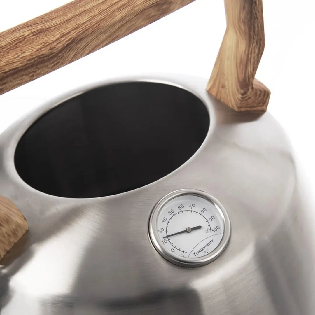 Orion RVS Fluitketel 3,2L - met Thermometer - Zilver