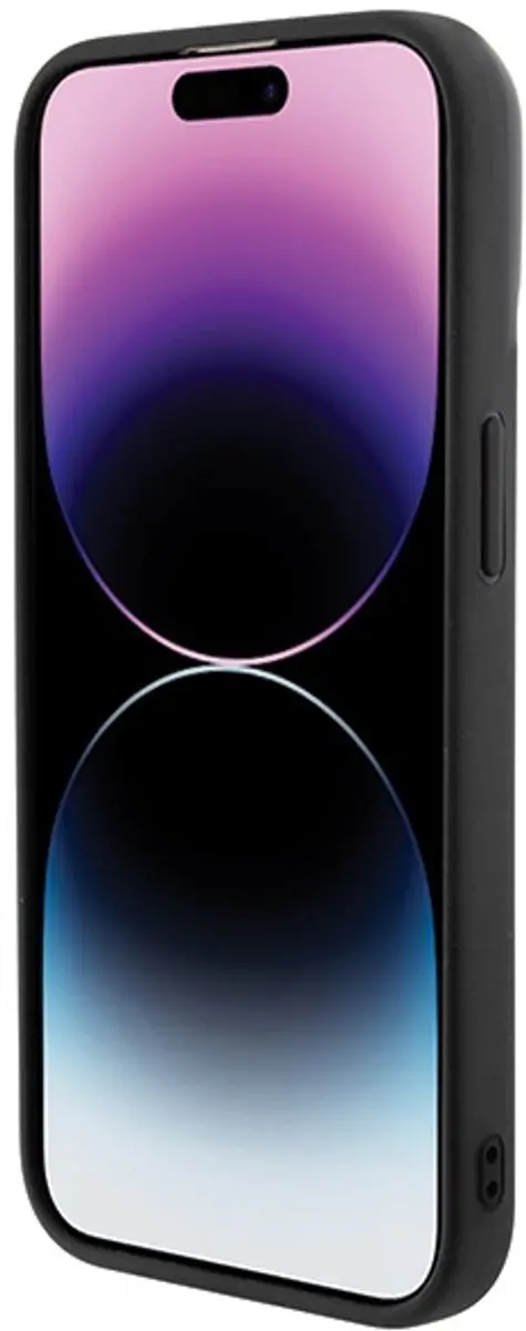 GUESS Square Mirror Back Case iPhone 15 Pro - Zwart