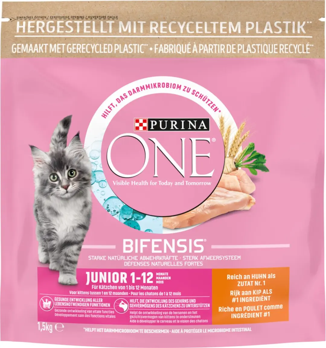 Purina ONE Junior Kattenvoer Kip & Rijst 1,5 kg - afbeelding 6 van 6