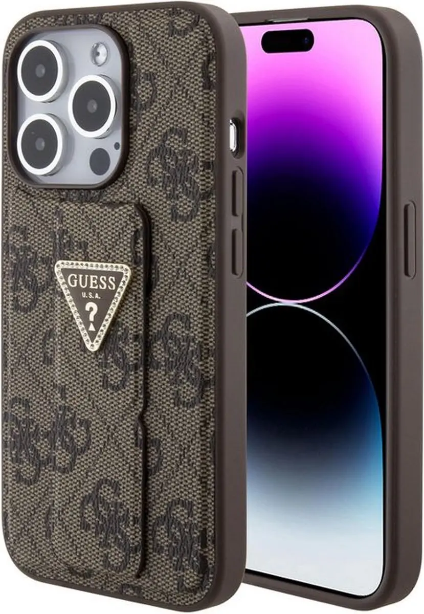 GUESS 4G Triangle Logo Grip Back Case