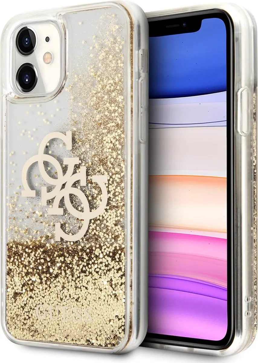 GUESS Hoesje iPhone 11 Goud GUHCN61LG4GGO