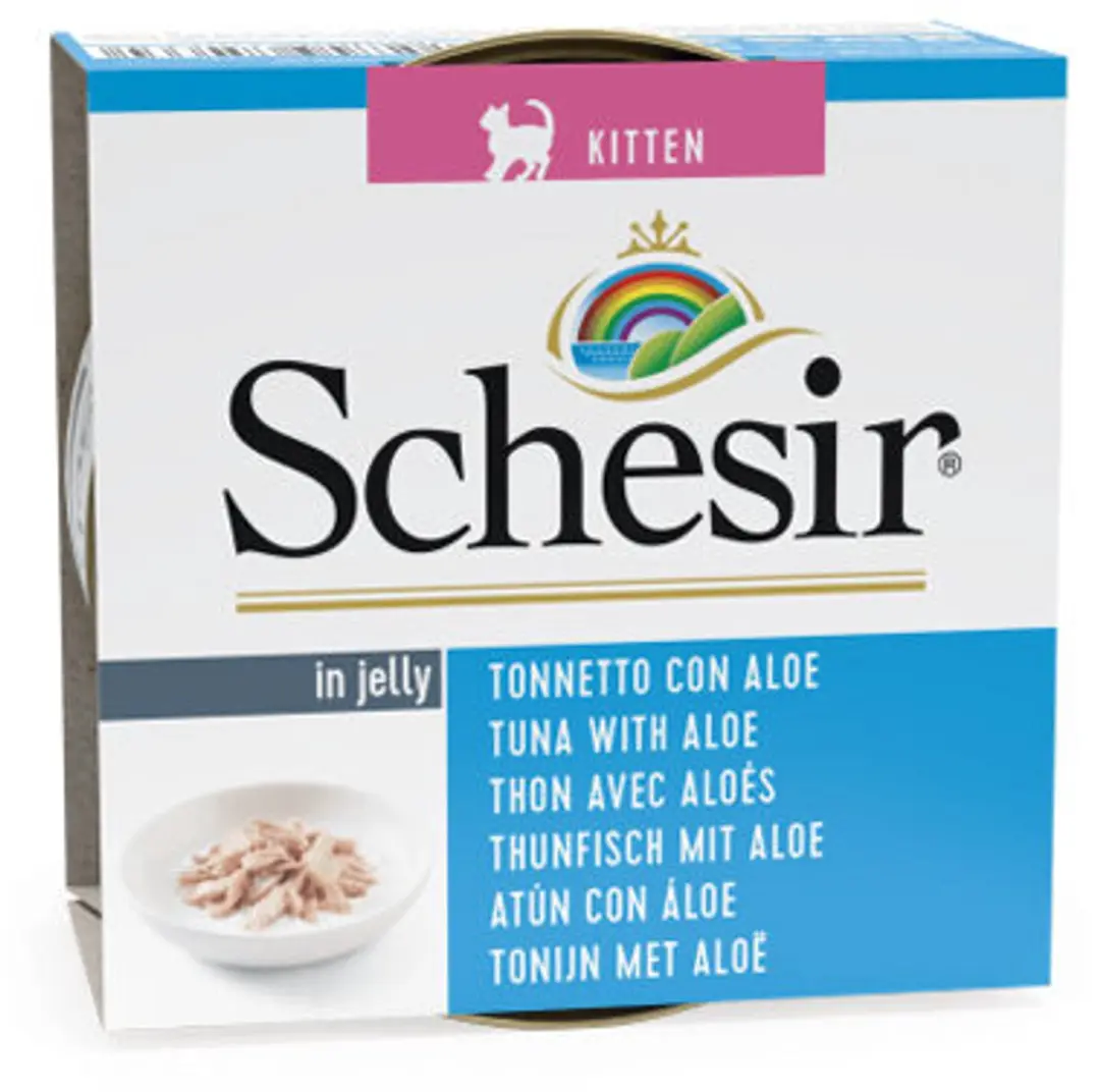 Schesir Kattenvoer Kitten Tonijn in Cream 150g - 20 Stuks