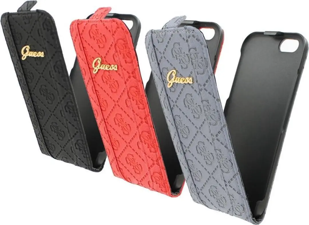 Guess iPhone 6 Scarlett Flap Case GUEGUFLP6SCBK - Zwart